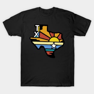 Texas State Outline T-Shirt